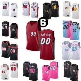 Custom 2022-23 Nuevas camisetas de baloncesto impresas Haywood 24 Highsmith 16 Caleb 4 Victor Martin Oladipo 25 Orlando 21 Dewayne Dedmon 3 Wade Butler Adebayo 6 parche