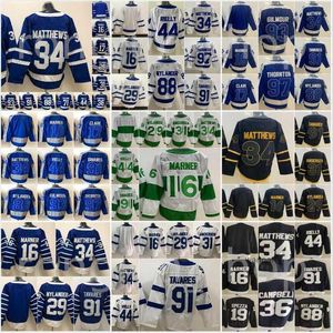 Custom 2022 Heritage Classic Toronto Maple Jersey Hockey 34 Auston Matthews 91 John Tavares Mitchell Marner William Nylander Morgan Rielly B