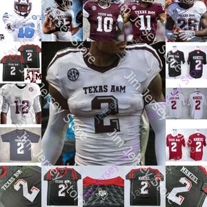 Maillot de football personnalisé Texas A M Aggie NCAA College Myles Garrett Mike Evans 40 Von Miller Jhamon Ausbon Johnny Manziel Kellen Mond