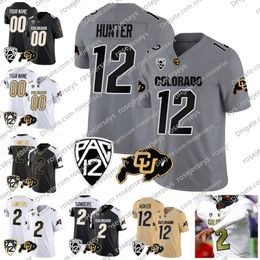 Aangepaste 2023 Colorado Buffaloes Shilo Shedeur Sanders Travis Hunter Dylan Edwards Xavier Weaver Trevor Woods Derrick McLendon Myles Slusher Heren Dames Kinder Jersey