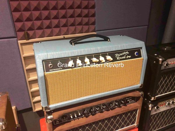 Custom 2023 Princeton Reverb Amp amplificador de guitarra cabezal FD clon 12ax7*4, 6v6*2,5ar4*1