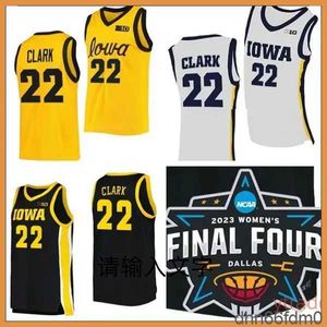 Custom 22 Caitlin Clark Jersey Iowa Hawkeyes Women College Basketball Jerseys Men Kids Madies Black Blanc Jaune tout nom Message Us 2024 Femmes pour enfants pour jeunes hommes Mtxn