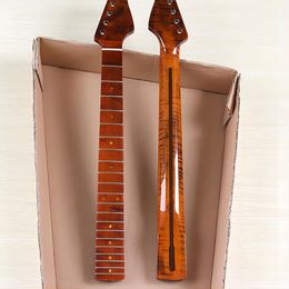 Guitares électriques de personnalisation de haute qualité, corps en érable, manche à noyau de fleur de pêcher, étui de guitare électrique à 6 cordes de bonne qualité, offre spéciale