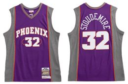Benutzerdefinierte 32 Stoudemire Basketball Jersey S-6XL Mitchell Ness 2002-03 Mesh Hardwoods Classics Retro-Version Männer Frauen Jugend Trikots