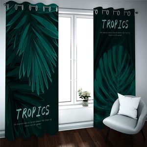 Custom 3D Woonkamer Gordijnen Retro Creativiteit Design Home Slaapkamer Gordijn Blackout Window Drapes