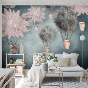 Aangepaste 3D Wallpaper Modern Cartoon Creative Murals Children's Slaapkamer Wall Painting Girl Kid's Room Achtergrond Wall Paper fresco