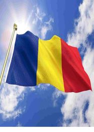 Plac roumain 3x5 pi personnalisé 90x150cm drapeau de la Roumanie Banners de drapeau national de pays bon marché volant 6895166