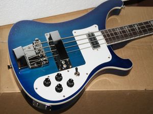 Custom 4003 Bajo eléctrico azul 4 cuerdas Bajo eléctrico Nuevo estilo