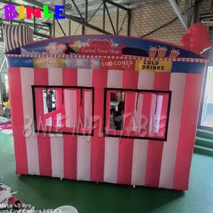 Tente alimentaire gonflable personnalisée de 4m, stand de concession gonflable en plein air, stand de crème glacée, carnaval gonflable
