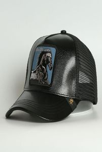 Capas de béisbol de 5 paneles personalizadas Horse Bordery Bordery Mesh Hat3736382