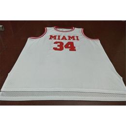 Custom 604 Youth Women # 34 Ron Harper Miamii de l'Ohio College Basketball Jersey Size S-4XL ou personnalisé tout nom ou numéro de numéro 323r