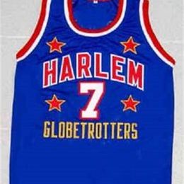 Custom 604 jeugd vrouwen vintage vintage "te lang" Hall Harlem Globetrotters Basketbal Jersey Size S-4XL of Custom Any Name of Number Jersey
