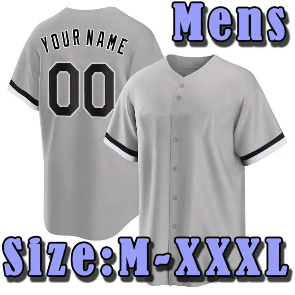 Custom 7 Tim Anderson Eloy Jimenez Jersey Luis Robert Baseball Andrew Benintendi White Sox Chicagos Vaughn Dylan cesser Yasmani Grandal Yoan Moncada Michael