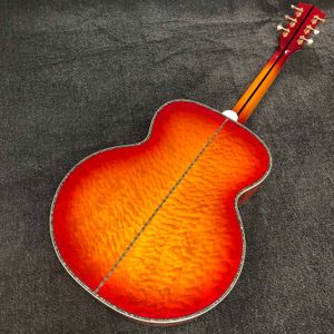 Custom Acoustic Electric Jumbo Body Beautiful Water Guitar 43 Inch Acoustic avec 550a soundhole eq
