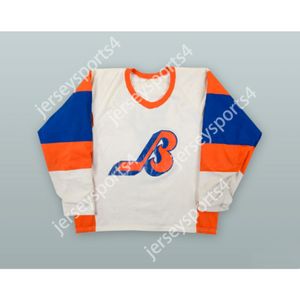 Aangepaste ALAN KERR 7 SEATTLE BREAKERS WITTE HOCKEY JERSEY NIEUWE Top gestikt S-M-L-XL-XXL-3XL-4XL-5XL-6XL