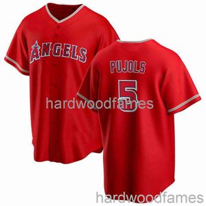 Maillot de baseball personnalisé Albert Pujols #5 cousu pour hommes, femmes, jeunes enfants, XS-6XL