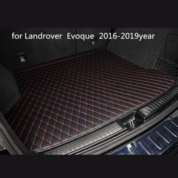 Custom anti-slip lederen kofferbak mat vloermat geschikt voor Landrover Evoque 2016-2019year auto anti-slip mat268A