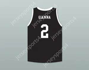 Custom Any Mens Youth / Kids Gianna 2 Mamba Ballers Black Basketball Jersey Version 2 Top cousée S-6XL