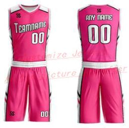 Custom Any Name Any Number Mannen Dames Dame Jeugd Kids Jongens Basketbal Jerseys Sport Shirts als de foto's die u aanbiedt B205