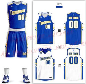 Custom Any Name Any Number Mannen Dames Dame Jeugd Kids Jongens Basketbal Jerseys Sport Shirts als de foto's die u aanbiedt B480