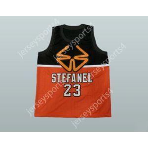 Personalizado Cualquier nombre Cualquier equipo 1985 STEFANEL TRIESTE 23 JUEGO DE EXPOSICIÓN BALONCESTO JERSEY ALTERNO Todo cosido Tamaño S M L XL XXL 3XL 4XL 5XL 6XL Calidad superior