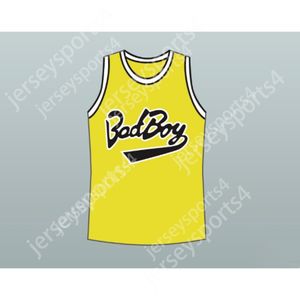 Personalizado Cualquier nombre Cualquier equipo BIGGIE SMALLS 10 BAD BOY BALONCESTO JERSEY NUEVO Todo Tamaño cosido S M L XL XXL 3XL 4XL 5XL 6XL Calidad superior