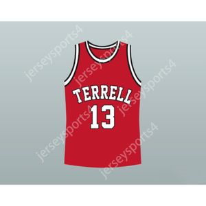 Personnalisé n'importe quel nom n'importe quelle équipe ERIC BISHOP JAMIE FOXX TERRELL TIGERS 13 JERSEY DE BASKET-BALL DU LYCÉE Tous cousus Taille S M L XL XXL 3XL 4XL 5XL 6XL Qualité supérieure