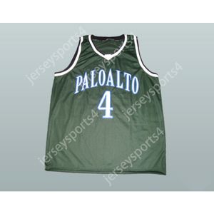 Personalizado Cualquier nombre Cualquier equipo JEREMY LIN PALO ALTO VIKINGS 4 JERSEY DE BALONCESTO DE ESCUELA SECUNDARIA Todo cosido Tamaño S M L XL XXL 3XL 4XL 5XL 6XL Calidad superior