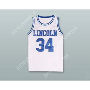 Personnalisé n'importe quel nom n'importe quelle équipe JESUS SHUTTLESWORTH 34 LINCOLN HIGH SCHOOL BASKETBALL JERSEY IL A GOT GAME Tous cousus Taille S M L XL XXL 3XL 4XL 5XL 6XL Qualité supérieure