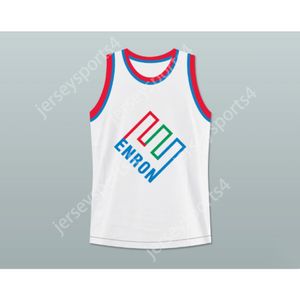 Personalizado Cualquier nombre Cualquier equipo KENNETH LAY ENRON COMPANY PICNIC 01 JERSEY DE BALONCESTO Todo cosido Tamaño S M L XL XXL 3XL 4XL 5XL 6XL Calidad superior