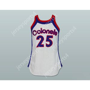 Custom Any Name Toute Team Kentucky 1974-76 Home Old School 25 Basketball Jersey Tout joueur toute taille cousée S M L XL XXL 3XL 4XL 5XL 6XL TOP DIBILITÉ