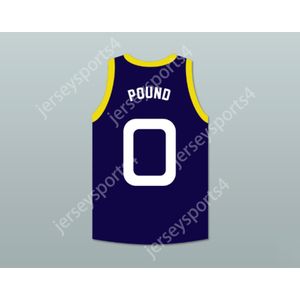 Custom Any Name Toute équipe Pound 0 Monstars Blue Basketball Basketball Jersey Space Jam All Centred Taille S-6xl Top Quality
