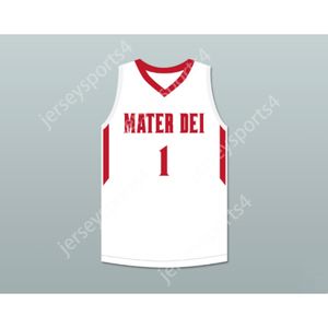 Personalizado cualquier número de nombre Custom Bol Bol 1 Mater Dei Jersey de baloncesto de la escuela secundaria todo Tamaño cosido S -6XL de alta calidad