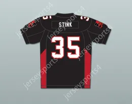 Custom tout numéro de nom pour hommes / enfants 35 Stink Mean Machine Convicts Football Jersey comprend les correctifs S-6XL de patchs.