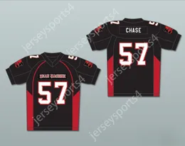 Custom tout numéro de nom pour hommes / enfants 57 Chase Mean Machine Convicts Football Jersey comprend des correctifs S-6XL.