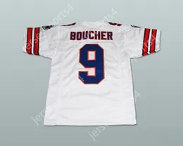 Custom tout numéro de nom pour hommes / enfants Adam Sandler Bobby Boucher le chiens de boue de boue Waterboy Jersey White Top cousé S-6XL