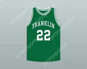 Custom Any Nom Number Mens Youth / Kids Andre Iguodala 22 Franklin Middle School Green Basketball Jersey 4 Top cousé S-6XL