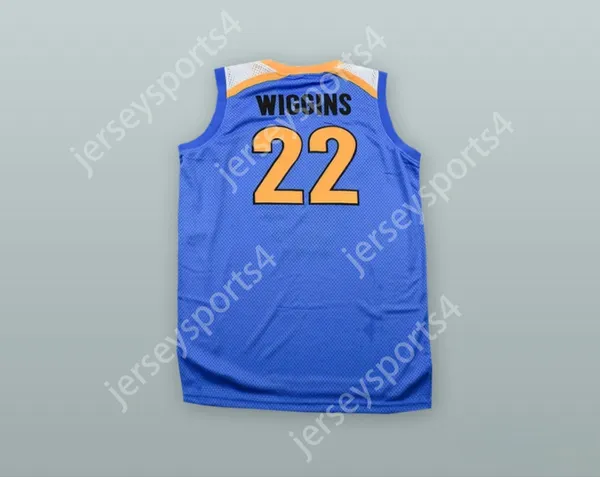 Custom Any Nom Number Mens Youth / Kids Andrew Wiggins 22 Huntington Prep Basketball Jersey Top cousé S-6XL