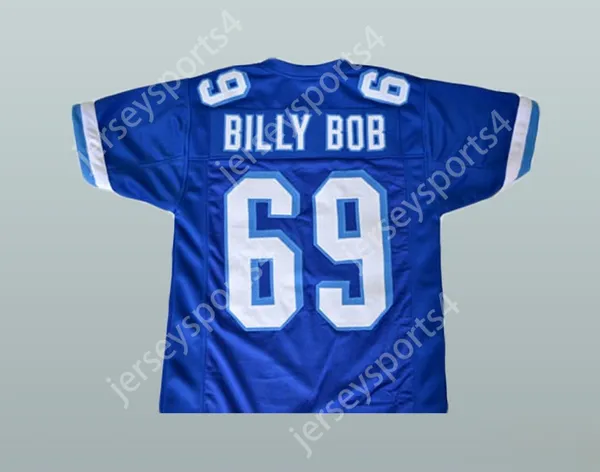 Custom Any Nom Number Mens Youth / Kids Billy Bob 69 West Canaan Coyotes Football Jersey Varsity Blues Top Centred S-6XL
