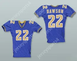 Personalizado cualquier número de nombre para hombres jóvenes/niños California Crusaders Dawson 22 Jersey de fútbol cualquier domingo dado incluye Affa Patch Top cosido S-6XL