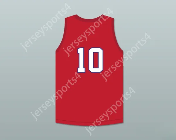 Custom Any Nom Number Mens Youth / Kids Darius Garland 10 Brentwood Academy Eagles Red Basketball Jersey 1 Top cousé S-6XL