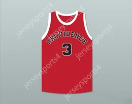 Custom Any Nom Number Mens Youth / Kids Ernie Calverley 3 Providence Steamrollers Jersey de basket-ball rouge Top cousé S-6XL