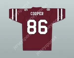 Custom tout numéro de nom pour hommes / enfants Hayes MacArthur Kyle Cooper 86 Boston Rebels Home Football Jersey inclut la ligue Patch Top Stitted S-6XL