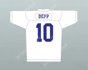 Custom tout numéro de nom pour hommes / enfants Johnny Depp Glen Lantz 10 Jersey de football top cousu s-6xl