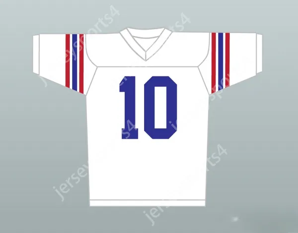 Custom tout numéro de nom pour hommes / enfants Johnny Depp Glen Lantz 10 Football Jersey Plain Back Top cousé S-6XL
