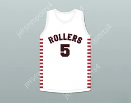 Custom tout numéro de nom pour hommes / enfants Kenny Sailors 5 Providence STEAMROLLERS BLANC BASKETBALL TOP TOP CSITÉ S-6XL