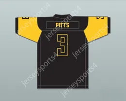 Custom Any Nom Number Mens Youth / Kids Kyle Pitts 3 Archevêque Wood Catholic High School Vikingsfootball Jersey 4 cousu S-6XL
