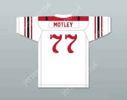 Custom Any Nom Number Mens Youth / Kids Marion Motley 77 Canton McKinley High School Pups White Football Jersey 1 Top cousé S-6XL