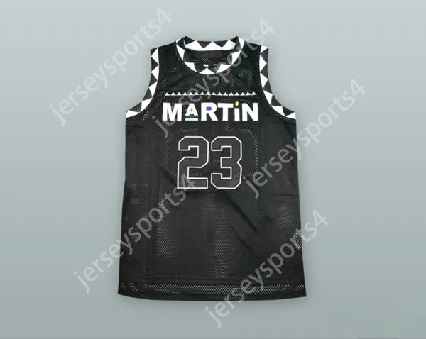 Custom Any Nom Number Mens Youth / Kids Martin Payne 23 Black Basketball Jersey Top cousé S-6XL