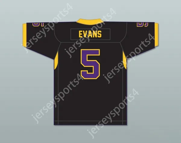 Personalizado cualquier número de nombre para hombres jóvenes/niños Mike Evans 5 Ball High School Tors Black Football Jersey Top cosido S-6XL